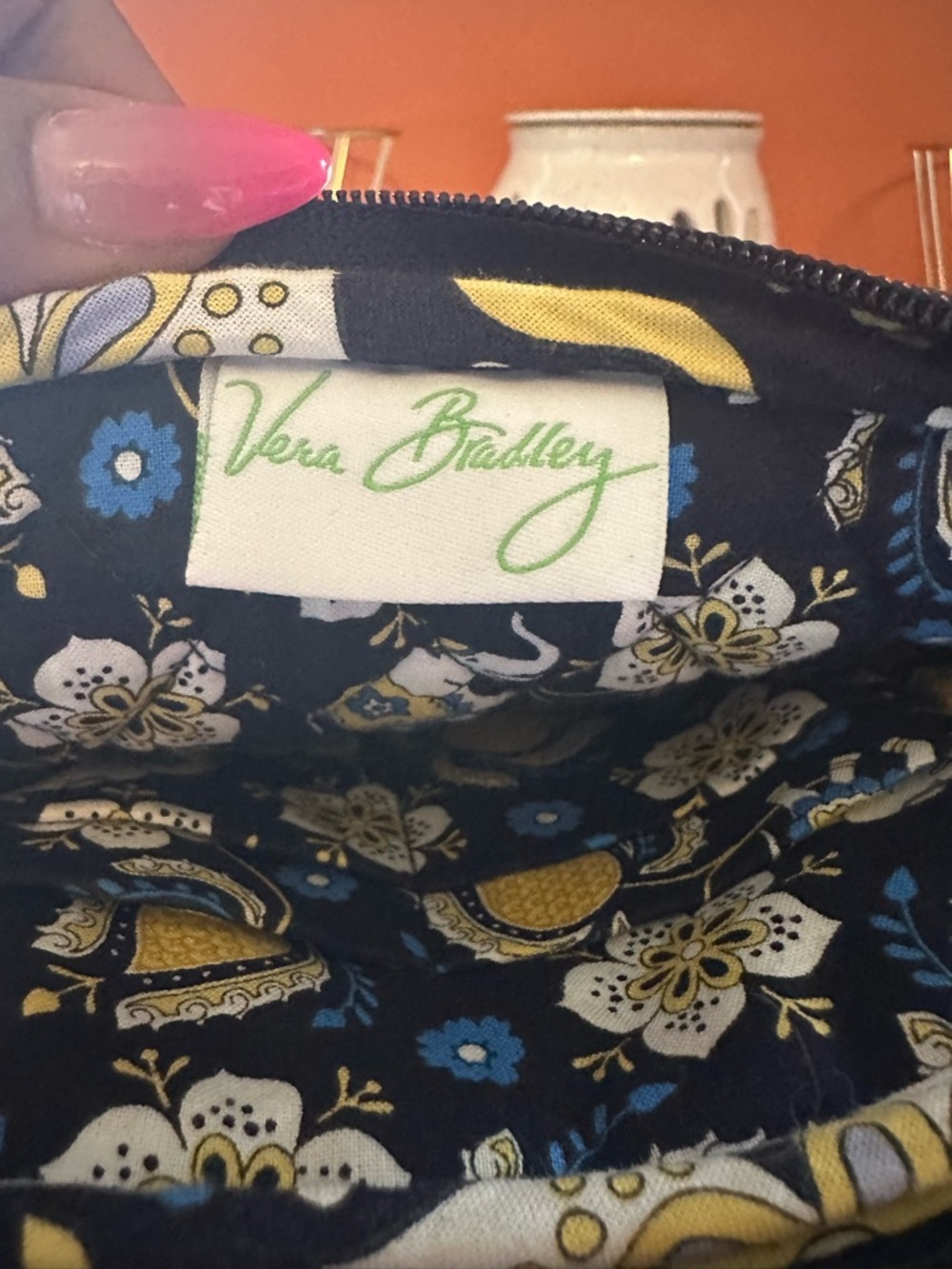 VERA BRADLEY Crossbody Bag and Wallet “Elle Blue” retired print(EUC) - Picture 8 of 16
